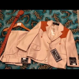 Brand New Kids Western Traejes (Suit) Leather